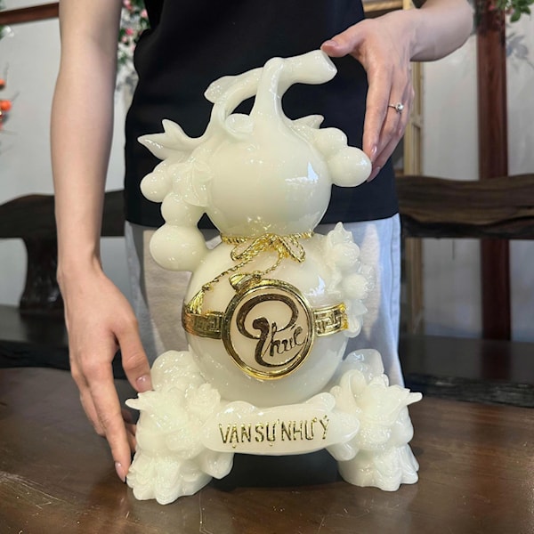 HỒ LÔ CHỮ PHÚC DÁT VÀNG